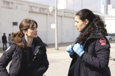 Caitlin Carver and Hanako Greensmith on 'Chicago Fire' - Season 10