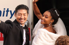 Brian Tee and Yaya DaCosta in 'Chicago Med'