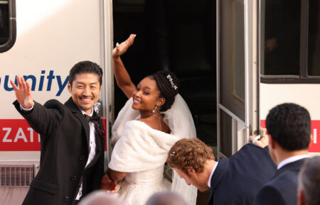 Brian Tee and Yaya DaCosta in 'Chicago Med'