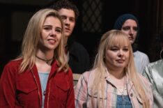 Saoirse Monica Jackson, Dylan Llewellyn, Nicola Coughlan, Louisa Clare Harland, and Jamie-Lee O'Donnell in 'Derry Girls'