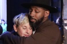 Ellen Degeneres and Stephen 'tWitch' Boss