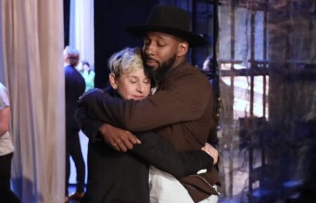 Ellen Degeneres and Stephen 'tWitch' Boss