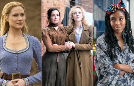 Evan Rachel Wood in Westworld, Ann Skelly and Laura Donnelly in The Nevers, Jessica Williams in Love Life