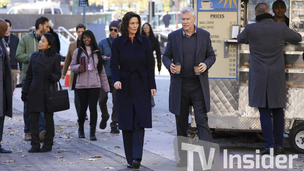 Alana De La Garza and Tate Donovan on 'FBI'