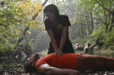 Stephanie Arcila and Max Thieriot in 'Fire Country' - 'No Good Deed'
