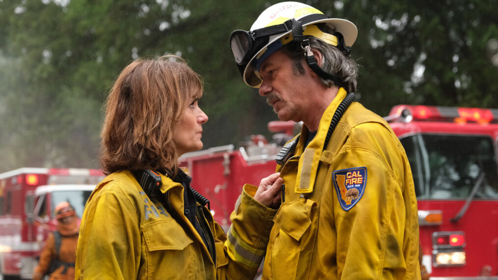 Diane Farr and Billy Burke in 'Fire Country'