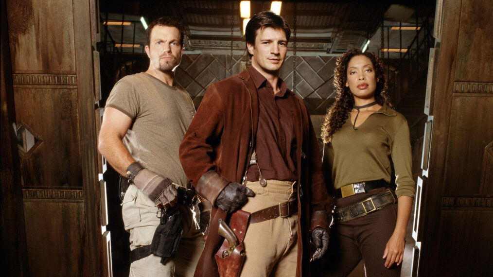 Firefly - Adam Baldwin, Nathan Fillion, and Gina Torres