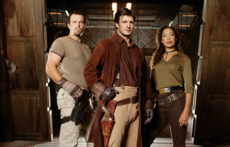 Firefly - Adam Baldwin, Nathan Fillion, and Gina Torres