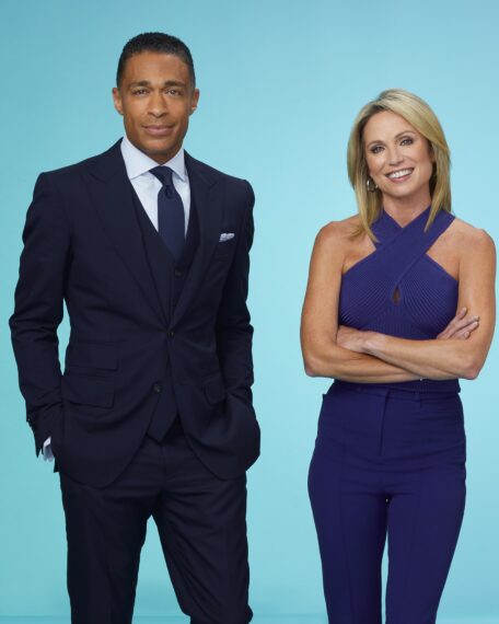 T.J. Holmes and Amy Robach for 'Good Morning America'
