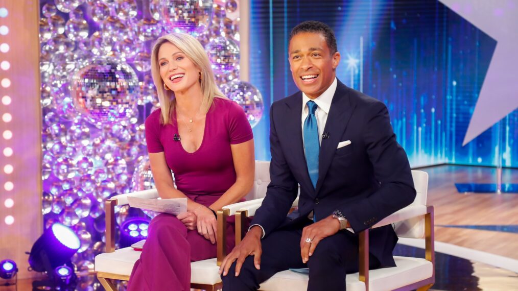 Amy Robach and T.J. Holmes for 'Good Morning America'