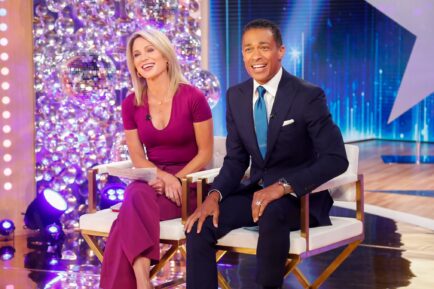 Amy Robach and T.J. Holmes for 'Good Morning America'
