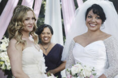 Grey's Anatomy - Season 7 - Arizona and Callie - Jessica Capshaw and Sara Ramirez