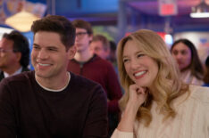 Jeremy Jordan and Yael Grobglas in 'Hanukkah on Rye'