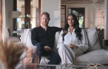 Prince Harry and Meghan Markle in 'Harry & Meghan'