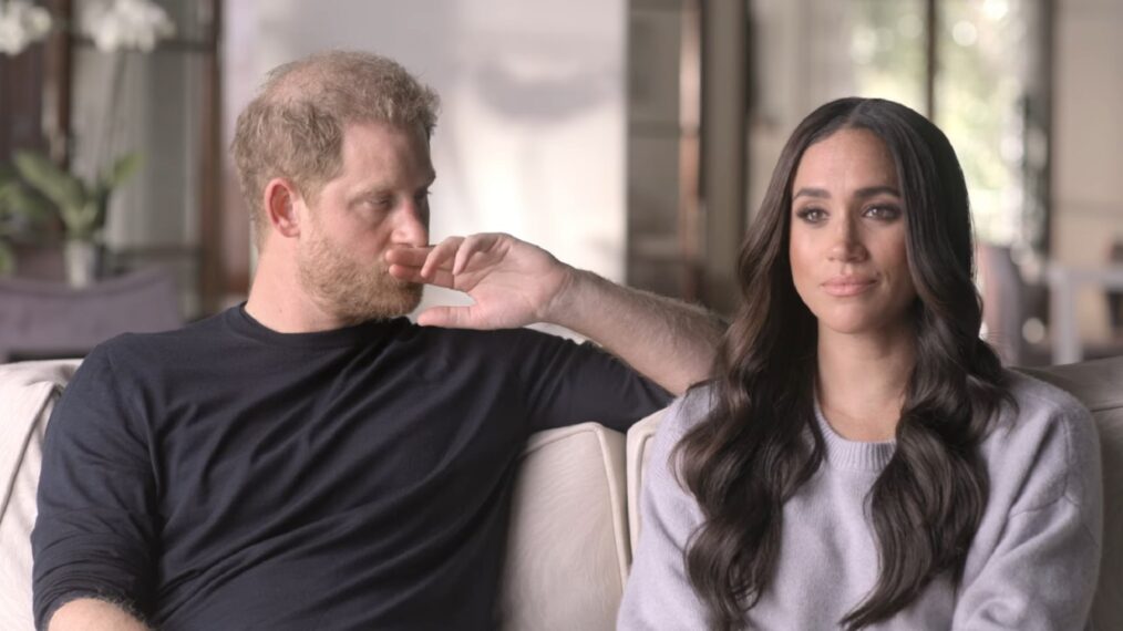 Prince Harry & Meghan Markle in 'Harry & Meghan'