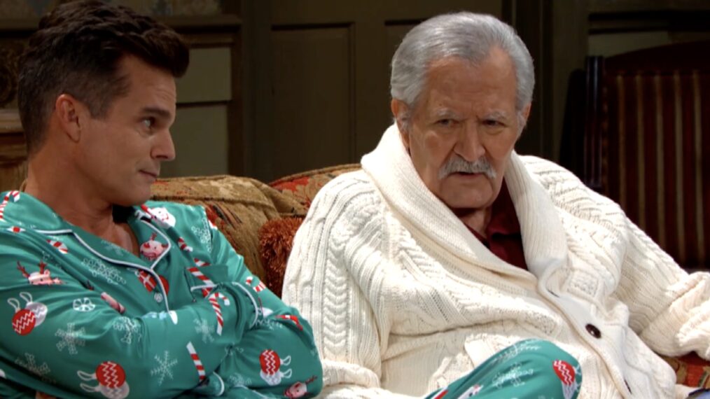 Greg Rikaart and John Aniston in 'Days of Our Lives'