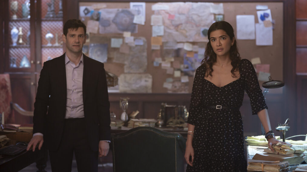 Justin Bartha & Lisette Olivera in 'National Treasure: Edge of History'