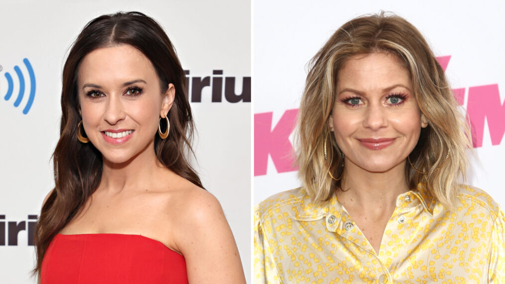 Lacey Chabert visits the SiriusXM Studios / Candace Cameron-Bure attends 2019 iHeartRadio