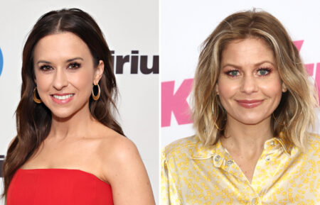 Lacey Chabert visits the SiriusXM Studios / Candace Cameron-Bure attends 2019 iHeartRadio