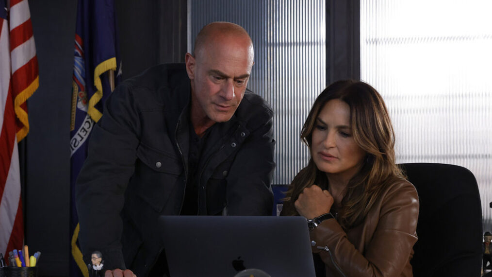 Christopher Meloni and Mariska Hargitay in 'Law & Order' crossover