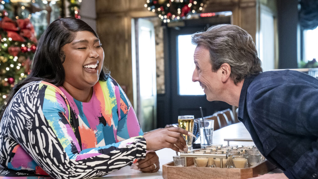 Lizzo and Seth Meyers on Day Drinking