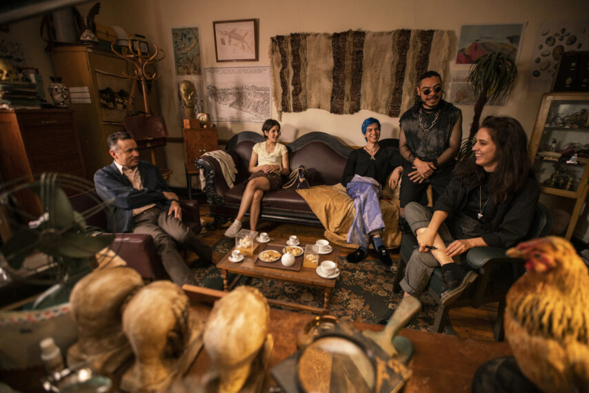 Fred Armisen, Ana Fabrega, Julio Torres, Bernardo Velasco, and Cassandra Ciangherotti in 'Los Espookys'