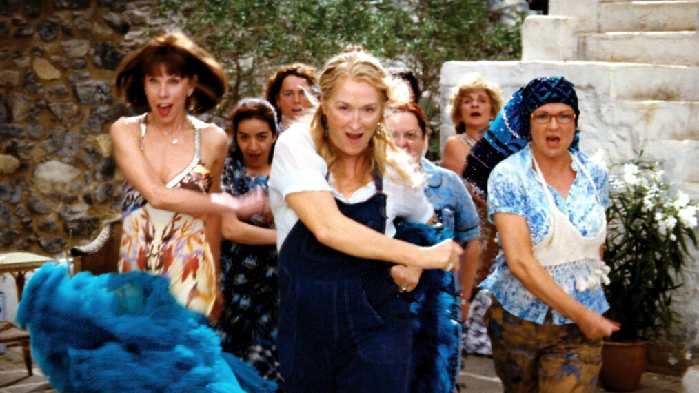 Christine Baranski, Meryl Streep y Julie Walters en 'Mamma Mia!'