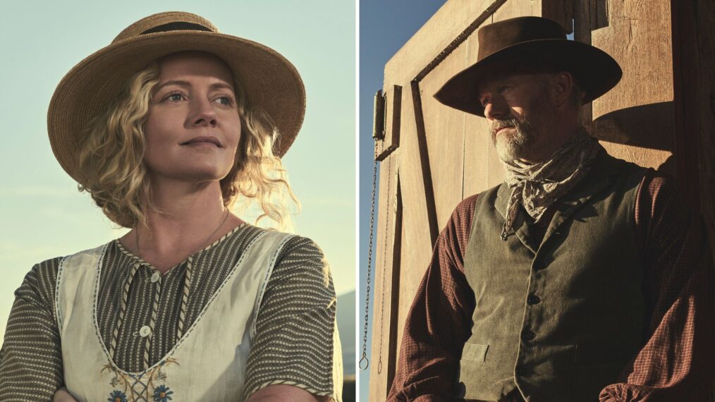 Marley Shelton and James Badge Dale on '1923'