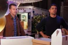 Chris O'Donnell and Wilmer Valderrama in 'NCIS'