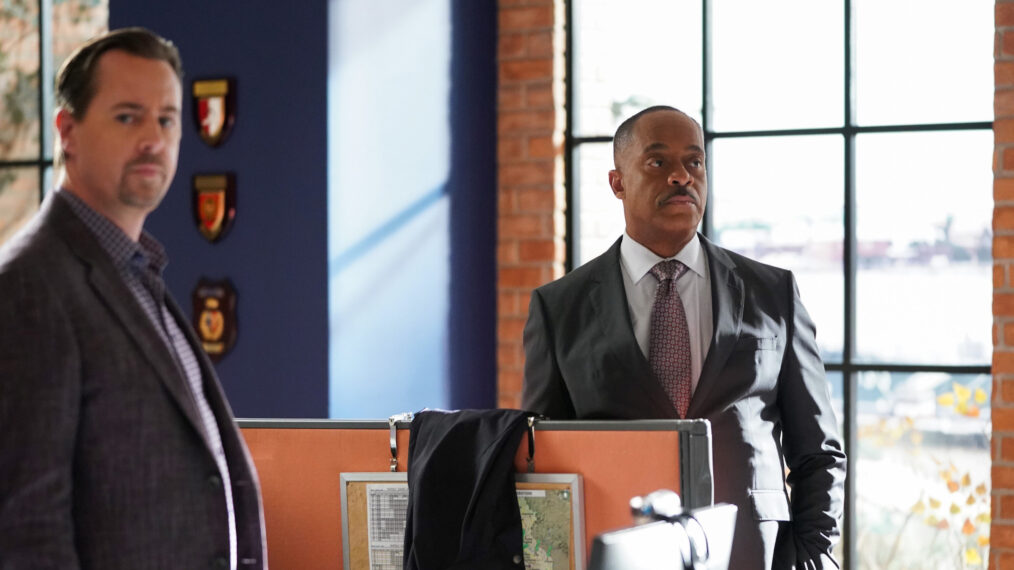 Sean Murray and Rocky Carroll in 'NCIS' crossover