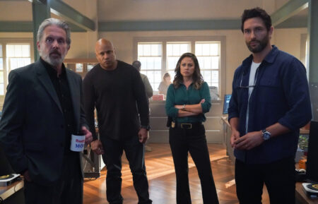 Gary Cole, LL Cool J, Vanessa Lachey, and Noah Mills in 'NCIS: Hawai'i'