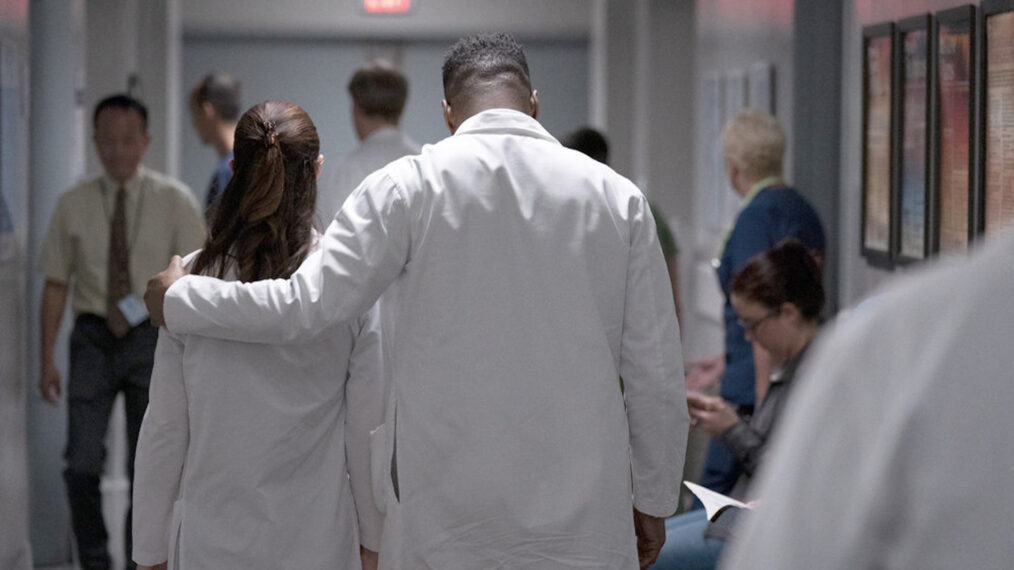 Janet Montgomery and Jocko Sims in 'New Amsterdam'