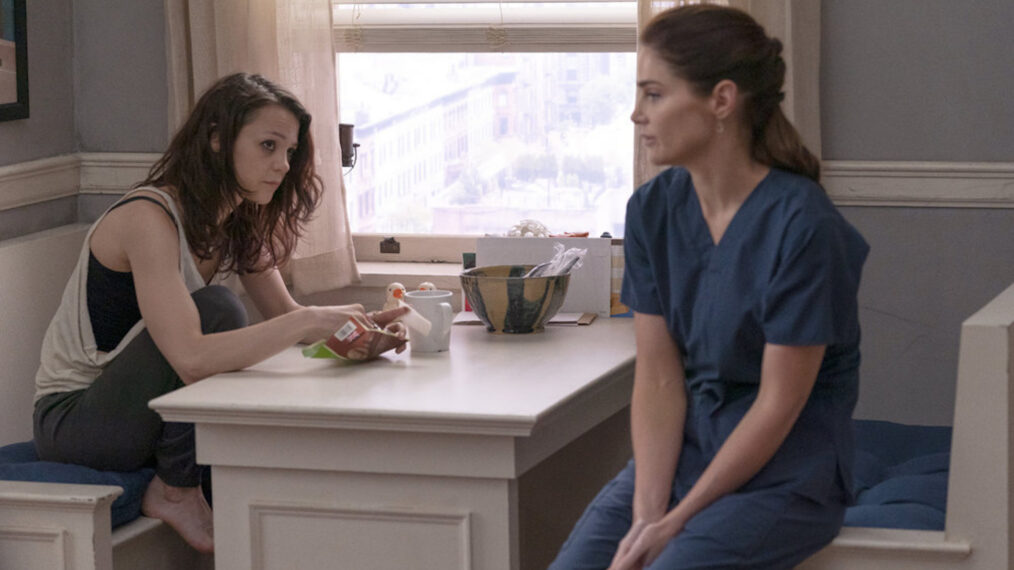 Kathryn Prescott and Janet Montgomery in 'New Amsterdam'