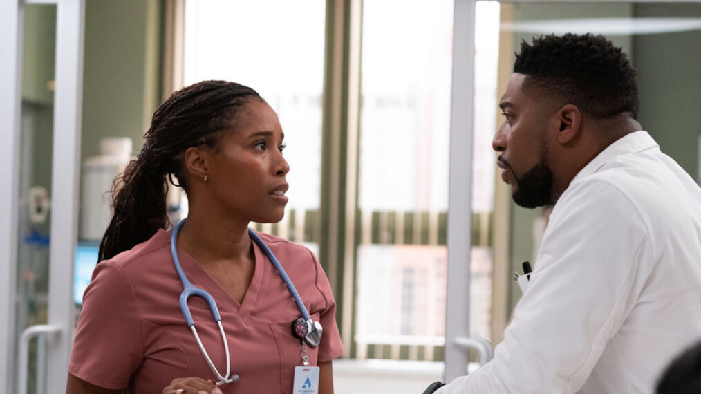 Toya Turner and Jocko Sims in 'New Amsterdam' - 'The Empty Spaces'