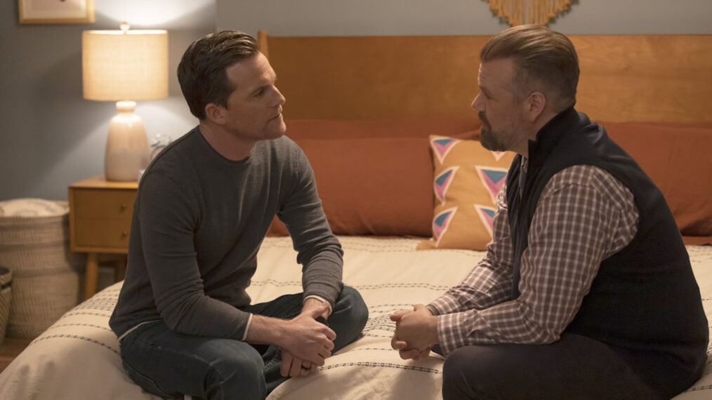 Mike Doyle and Tyler Labine in 'New Amsterdam'