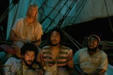 Joel Fry, Nat Faxon, Samba Schutte, and Samson Kayo in 'Our Flag Means Death'