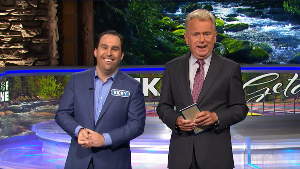 Ricky Gilbert and Pat Sajak on Wheel of Fortune