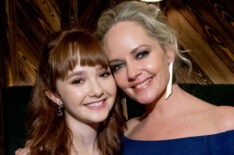 Taylor Richardson and Marley Shelton attends the 'Rise' New York premiere after party