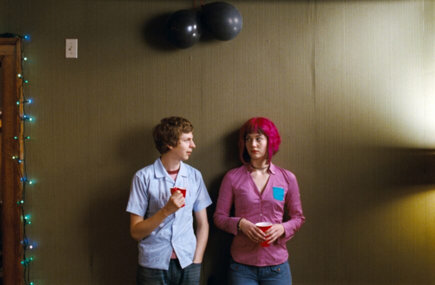 Scott Pilgrim vs. the World - Michael Cera and Mary Elizabeth Winstead