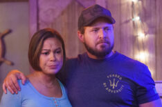 Toni Trucks and AJ Buckley in 'SEAL Team'