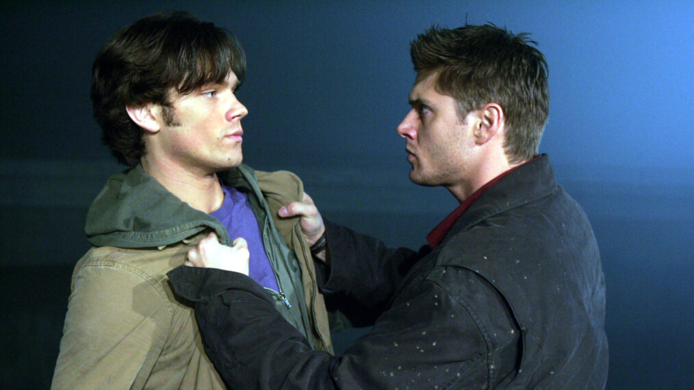 Jared Padalecki and Jensen Ackles in Season 1, Episode 1 of 'Supernatural'