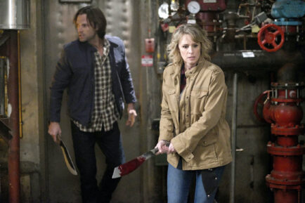 Jared Padalecki and Samantha Smith in 'Supernatural'