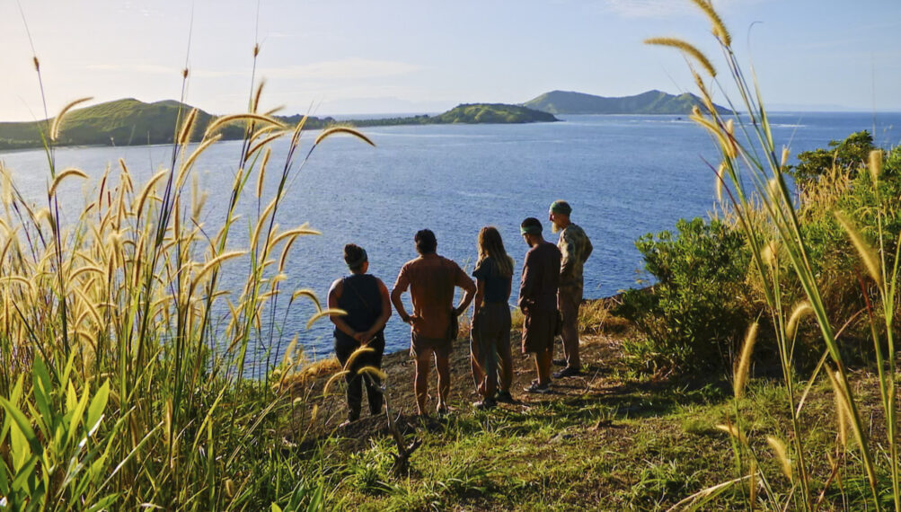 Final Five en el final del episodio 13 de la temporada 43 de 'Survivor'