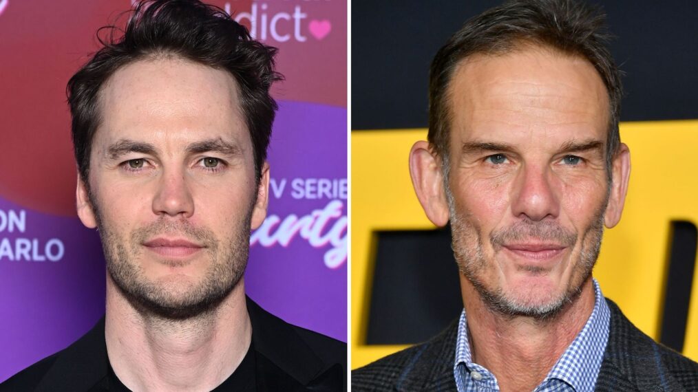 Taylor Kitsch (L), Peter Berg (R)