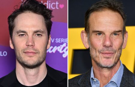 Taylor Kitsch (L), Peter Berg (R)