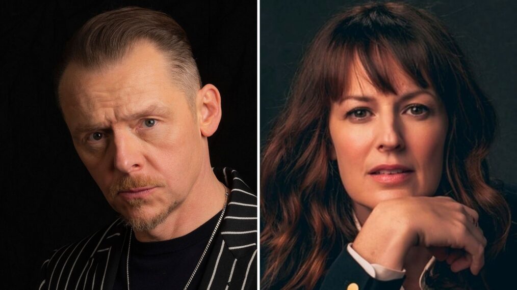 Simon Pegg and Rosemarie DeWitt for 'The Boys' Season 4