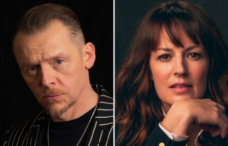 Simon Pegg and Rosemarie DeWitt for 'The Boys' Season 4