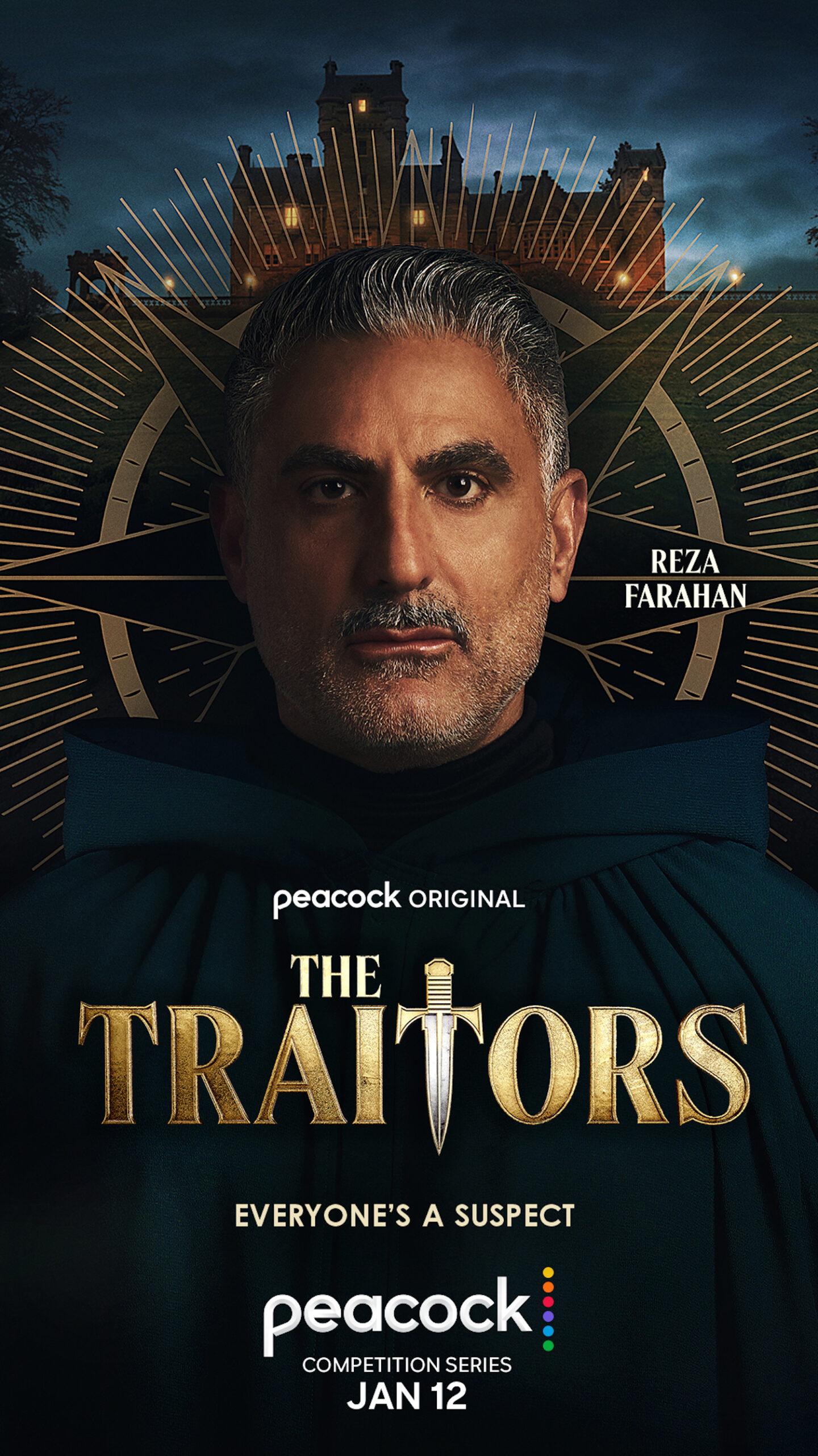 Reza Farahan for 'The Traitors'