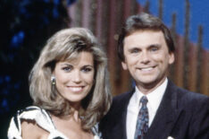 Vanna White and Pat Sajak