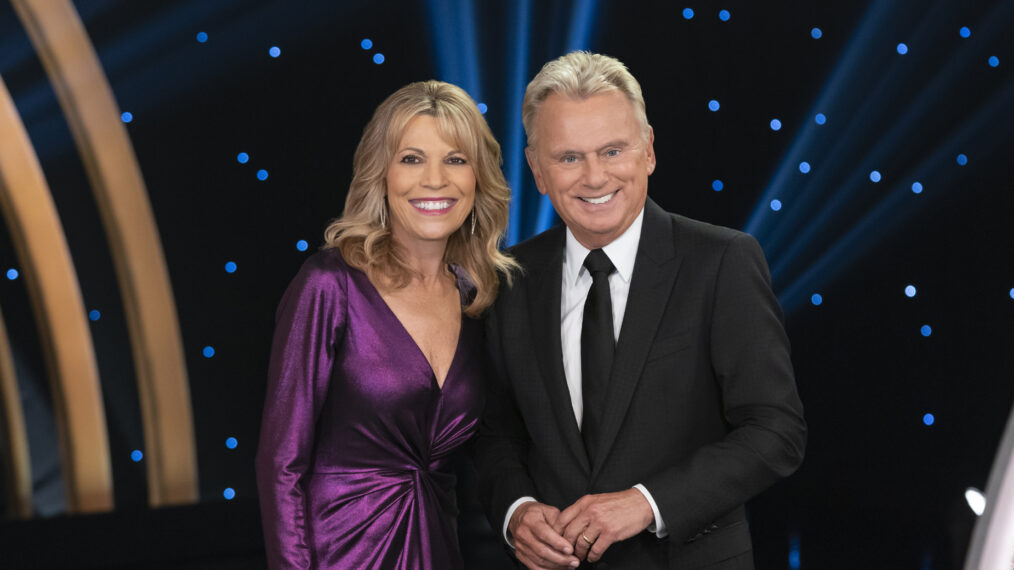 Vanna White and Pat Sajak on 'Celebrity Wheel of Fortune'